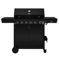 Royal Gourmet GE6001H Black 6 -Burner Liquid Propane Gas Grill 1 -Side Burner