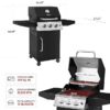 Royal Gourmet GG3001H Cabinet Style Black 3 -Burner Liquid Propane Gas Grill