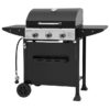 Royal Gourmet GH3001H Cart Style with Front Storage Basket Black 3 -Burner Liquid Propane Gas Grill