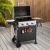 Royal Gourmet GH3001H Cart Style with Front Storage Basket Black 3 -Burner Liquid Propane Gas Grill
