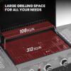 Royal Gourmet GL3001 Pegboard Series Black 3 -Burner Liquid Propane Gas Grill