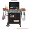 Royal Gourmet GL3001 Pegboard Series Black 3 -Burner Liquid Propane Gas Grill