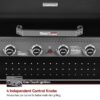 Royal Gourmet GL4001 Pegboard Series Black 4 -Burner Liquid Propane Gas Grill Royal Gourmet GL4001 Pegboard Series Black 4 -Burner Liquid Propane Gas Grill