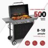 Royal Gourmet GL4001 Pegboard Series Black 4 -Burner Liquid Propane Gas Grill Royal Gourmet GL4001 Pegboard Series Black 4 -Burner Liquid Propane Gas Grill