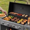 Royal Gourmet GL4001 Pegboard Series Black 4 -Burner Liquid Propane Gas Grill Royal Gourmet GL4001 Pegboard Series Black 4 -Burner Liquid Propane Gas Grill