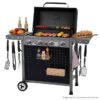 Royal Gourmet GL4001 Pegboard Series Black 4 -Burner Liquid Propane Gas Grill