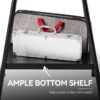 Royal Gourmet GT2003 Portable 2-in-1 Grill Griddle Combo with Stand and Shelf 346-Sq. in Gray Portable Liquid propane Grill