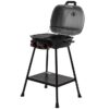 Royal Gourmet GT2003 Portable 2-in-1 Grill Griddle Combo with Stand and Shelf 346-Sq. in Gray Portable Liquid propane Grill