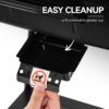 Royal Gourmet GT2003 Portable 2-in-1 Grill Griddle Combo with Stand and Shelf 346-Sq. in Gray Portable Liquid propane Grill