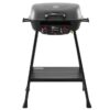 Royal Gourmet GT2003 Portable 2-in-1 Grill Griddle Combo with Stand and Shelf 346-Sq. in Gray Portable Liquid propane Grill