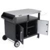 Royal Gourmet PC3403S Outdoor Stainless Steel Grill Prep Table Black Steel Removable work table
