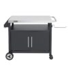 Royal Gourmet PC3403S Outdoor Stainless Steel Grill Prep Table Black Steel Removable work table