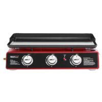 Royal Gourmet PD1301R 24'' Griddle and Cover Bundle 319-Sq. in Red Portable Liquid propane Grill
