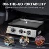 Royal Gourmet PD1301SNEW 304-Sq. in Silver Portable Liquid propane Grill