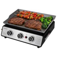 Royal Gourmet PD1301SNEW 304-Sq. in Silver Portable Liquid propane Grill