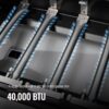 Royal Gourmet SG5002 Cabinet Style Silver 5 -Burner Liquid Propane Gas Grill 1 -Side Burner
