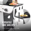 Royal Gourmet SG5002 Cabinet Style Silver 5 -Burner Liquid Propane Gas Grill 1 -Side Burner