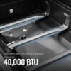 Royal Gourmet SG5003H Cabinet Style Black 4 -Burner Liquid Propane Gas Grill 1 -Side Burner
