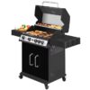 Royal Gourmet SG5003H Cabinet Style Black 4 -Burner Liquid Propane Gas Grill 1 -Side Burner