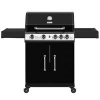 Royal Gourmet SG5003H Cabinet Style Black 4 -Burner Liquid Propane Gas Grill 1 -Side Burner