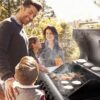 Royal Gourmet SG6002C Cabinet Style Grill and Cover Bundle Silver 6 -Burner Liquid Propane Gas Grill 1 -Side Burner