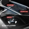 Royal Gourmet ZH3004H Premium Gas Grill and Pizza Oven Combo Black 5 -Burner Liquid Propane Gas Grill 1 -Side Burner