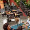 Royal Gourmet ZH3005Y 4 in 1 with Offset Smoker and Side Burner Black Liquid propane and charcoal Combo Grill 1 -Side Burners