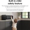 SAMSUNG 1.9 cu. ft. Countertop Microwave with Sensor Cooking, Matte Black Stainless Steel, MS19DG8500MTAA