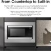 SAMSUNG 1.9 cu. ft. Countertop Microwave with Sensor Cooking, Matte Black Stainless Steel, MS19DG8500MTAA