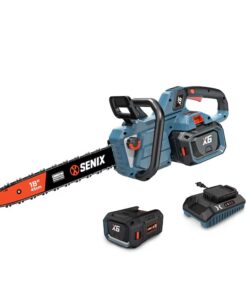 SENIX CSX6-M1 60-volt max 18-in Battery 4 Ah Chainsaw Battery Included Charger Included