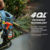 SENIX BL4QL-L 4QL 26.5-cc 4-cycle 410-CFM 125-MPH Gas Handheld Leaf Blower