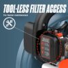SENIX BL4QL-L 4QL 26.5-cc 4-cycle 410-CFM 125-MPH Gas Handheld Leaf Blower