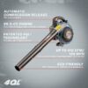SENIX BL4QL-L 4QL 26.5-cc 4-cycle 410-CFM 125-MPH Gas Handheld Leaf Blower