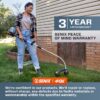 SENIX BL4QL-L 4QL 26.5-cc 4-cycle 410-CFM 125-MPH Gas Handheld Leaf Blower