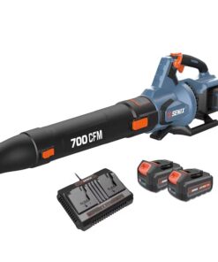 SENIX BLAX2-M2 40-volt 700-CFM 145-MPH Battery Handheld Leaf Blower 4 Ah Battery Included Charger Included