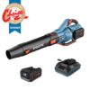 SENIX BLAX6-M1 60-volt 810-CFM 170-MPH Battery Handheld Leaf Blower 4 Ah Battery Included Charger Included