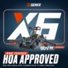 SENIX BLAX6-M1 60-volt 810-CFM 170-MPH Battery Handheld Leaf Blower 4 Ah Battery Included Charger Included