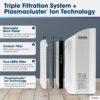 SHARP Air Purifier with Humidifier Combo – Covers up to 1,230 sqft in one hour, True HEPA Filter Air Purifier for Medium Rooms, Home Nursery, Dust, Smoke, Pollen - KC850U