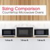SHARP Countertop Microwave Oven Compatible with Alexa Orville Redenbacher's Certified with Removable 12.4" Carousel Turntable, 1000 Watt, 1.4 Cubic Feet, Stainless Steel