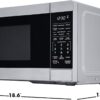 SHARP Countertop Microwave Oven with Removable 10.6" Carousel Turntable, 900 Watt, 0.9 Cubic Feet, Stainless Steel SHARP Countertop Microwave Oven with Removable 10.6" Carousel Turntable, 900 Watt, 0.9 Cubic Feet, Stainless Steel
