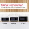 SHARP Countertop Microwave Oven with Removable 10.6" Carousel Turntable, 900 Watt, 0.9 Cubic Feet, Stainless Steel SHARP Countertop Microwave Oven with Removable 10.6" Carousel Turntable, 900 Watt, 0.9 Cubic Feet, Stainless Steel