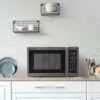 SHARP Countertop Microwave Oven with Removable 12.4" Carousel Turntable, 1.4 Cubic Feet, 1100 Watt, Black Stainless Steel