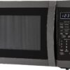 SHARP Countertop Microwave Oven with Removable 12.4" Carousel Turntable, 1.4 Cubic Feet, 1100 Watt, Black Stainless Steel