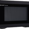 SHARP Countertop Microwave Oven with Removable 12.4" Carousel Turntable, 1000 Watt, 1.1 Cubic Feet, Black
