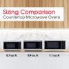 SHARP Countertop Microwave Oven with Removable 12.4" Carousel Turntable, 1000 Watt, 1.1 Cubic Feet, White