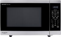 SHARP Countertop Microwave Oven with Removable 12.4" Carousel Turntable, 1100 Watt, 1.4 Cubic Feet, Stainless Steel