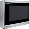 SHARP Countertop Microwave Oven with Removable 12.4" Carousel Turntable, 1100 Watt, 1.4 Cubic Feet, Stainless Steel SHARP Countertop Microwave Oven with Removable 12.4" Carousel Turntable, 1100 Watt, 1.4 Cubic Feet, Stainless Steel