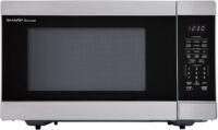SHARP Countertop Microwave Oven with Removable 13.6" Carousel Turntable, 1100 Watt, 1.6 Cubic Feet, Stainless Steel