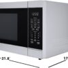 SHARP Countertop Microwave Oven with Removable 13.6" Carousel Turntable, 1100 Watt, 1.6 Cubic Feet, Stainless Steel