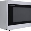 SHARP Countertop Microwave Oven with Removable 13.6" Carousel Turntable, 1100 Watt, 1.6 Cubic Feet, Stainless Steel